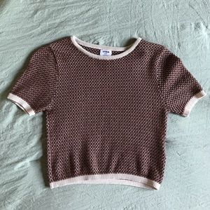 CottonOn Ribbed Short Sleeve Top